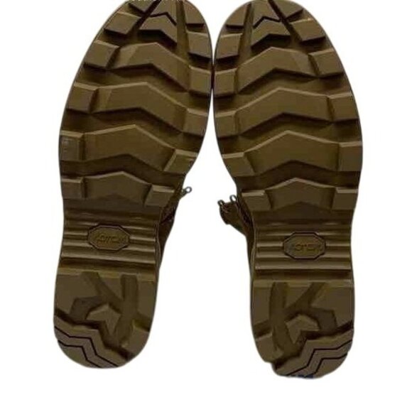 Belleville Mens 901 Tan Combat Boots Size 12R Made In USA Durable Suede & Nylon - Picture 9 of 10